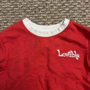 Toddler "Lovable" Sweatshirt - 4T